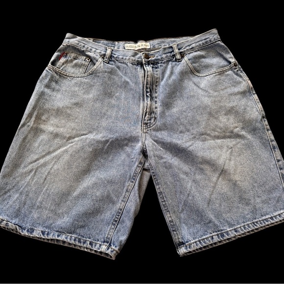 Vintage Bugle Boy Jeans Shorts 10” Inseam Y2K Skater Size 36 - Picture 2 of 6
